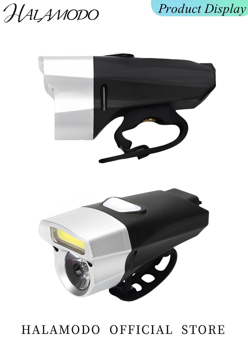 HALAMODO Bike Lights Super Bright Bike Headlight Waterproof Bicycle Light with USB Rechargeable & IXP6 Waterproof Mountain Bike Light for Road Cycling - Image 2