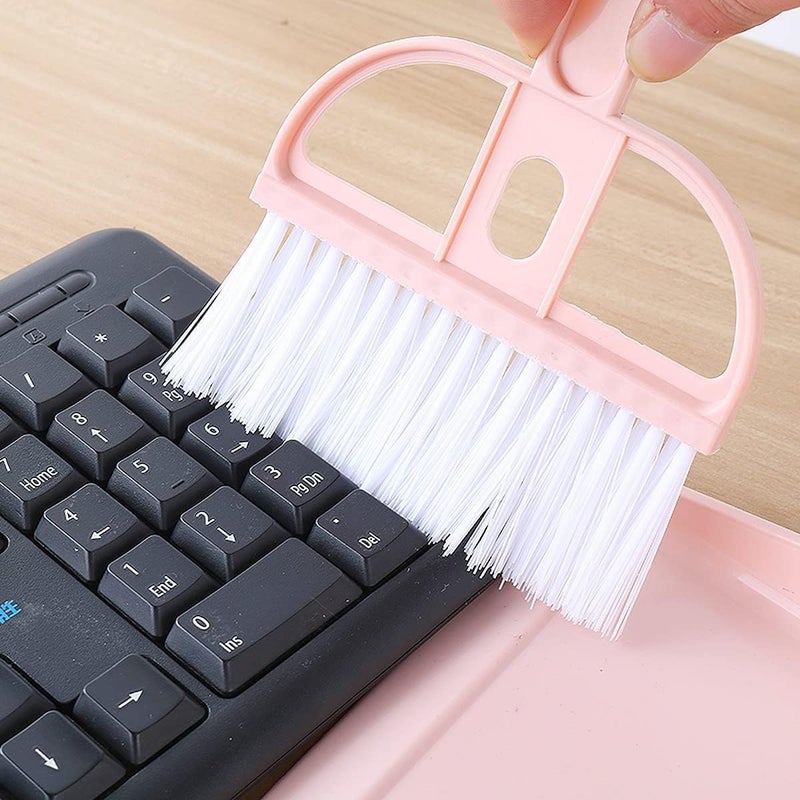 BIRZAR Small Broom and Dustpan Set Mini Dustpan and Brush Set Hand Broom Cute Little Whisk Dust Pan and Brush Set for CampingKeyboardTableDeskWindow GapsSmall Messes KidsCatDog 4 - Image 4