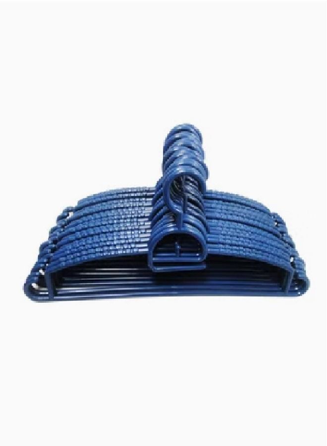 Feelings 20-Piece Plastic Cloth Hanger Blue L39cm - Image 3