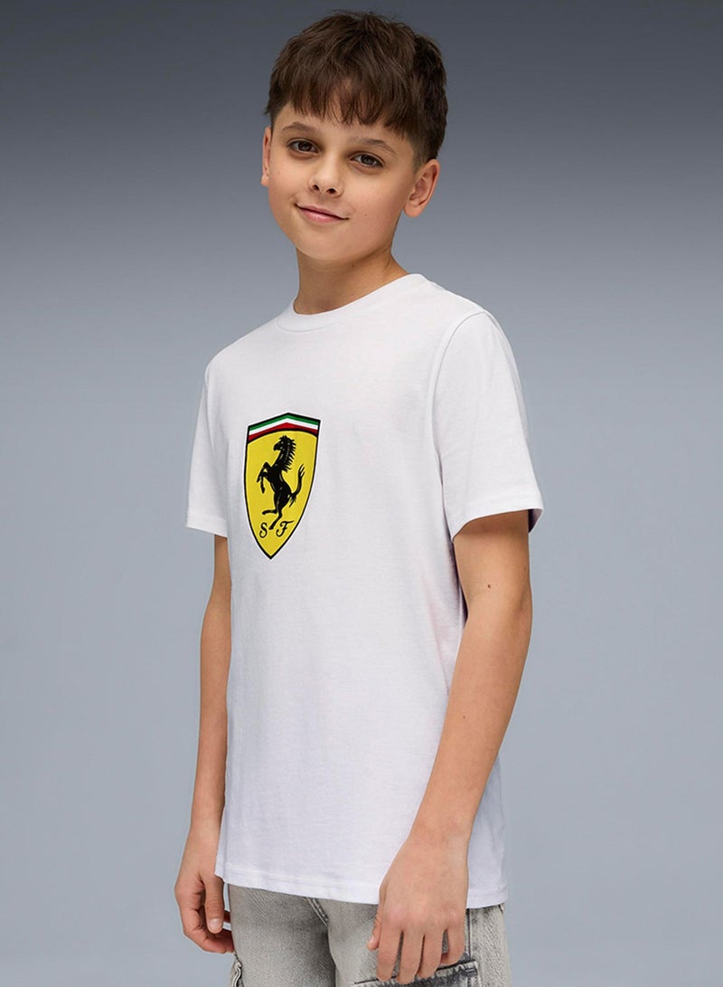 PUMA Youth Ferrari Colored Shield T-Shirt - Image 1