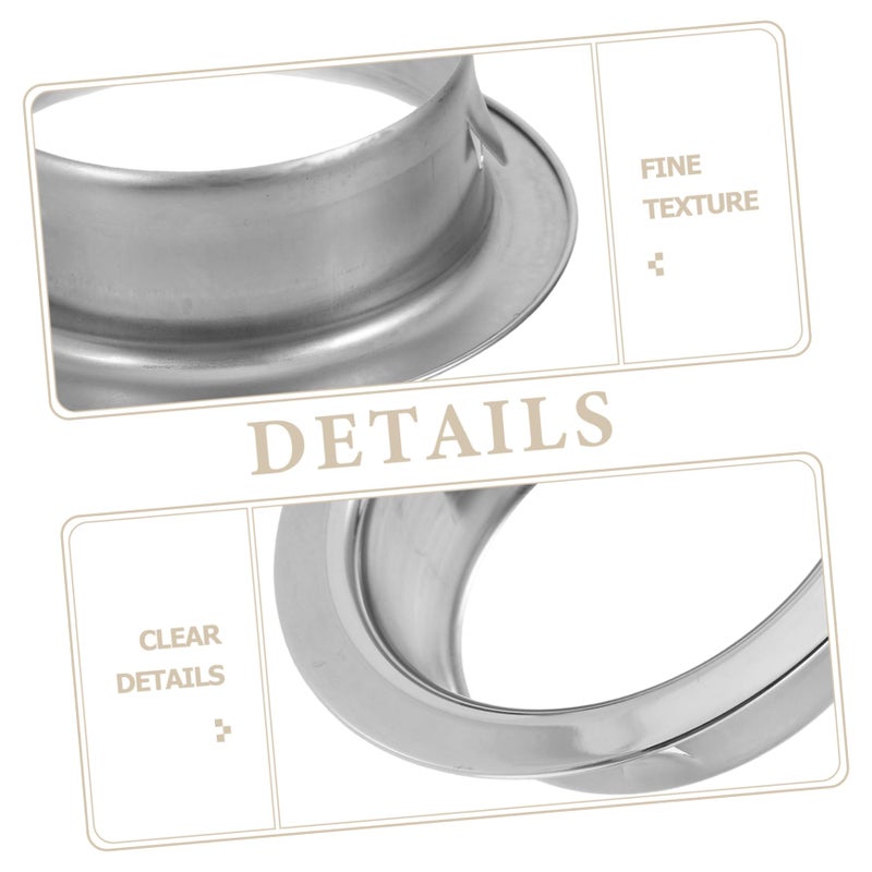 Stainless Steel AC Hole Guard Cover Prevents Debris Entry Easy DIY Installation - Image 4