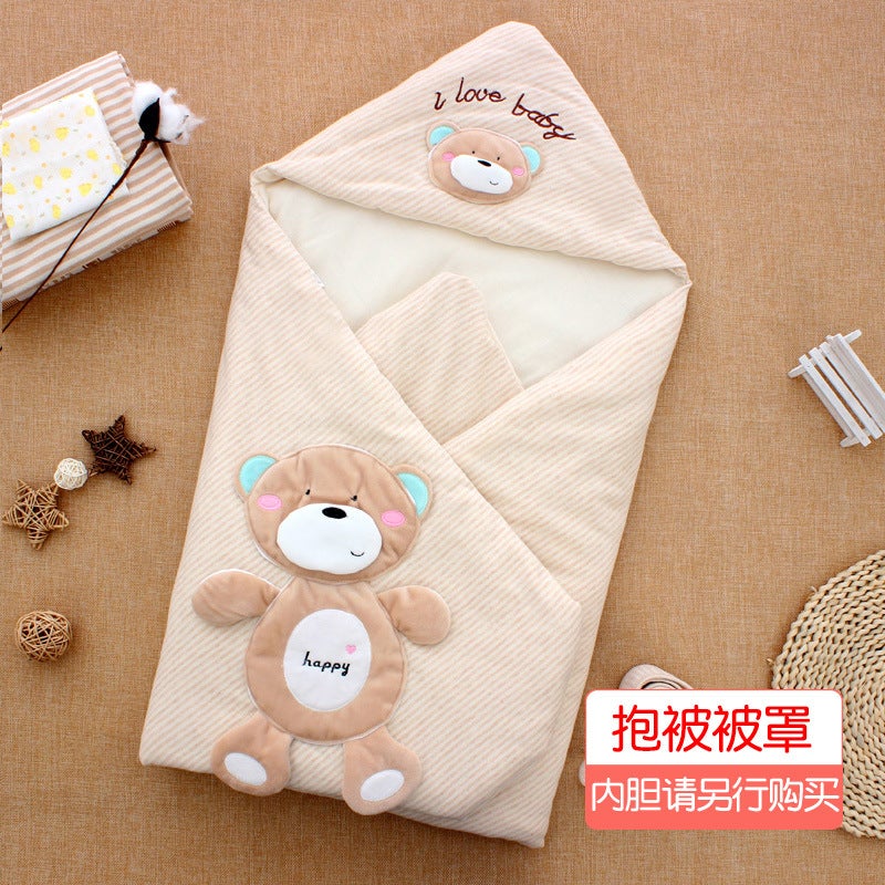 Baby Quilt Thickened Newborn Bag Cotton Baby Can Take Off The Gallbladder Swaddling Supplies Newborn Factory One Piece - Image 4