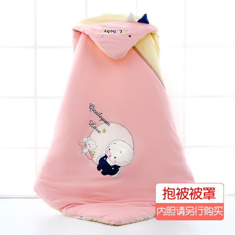 Baby Quilt Thickened Newborn Bag Cotton Baby Can Take Off The Gallbladder Swaddling Supplies Newborn Factory One Piece - Image 5