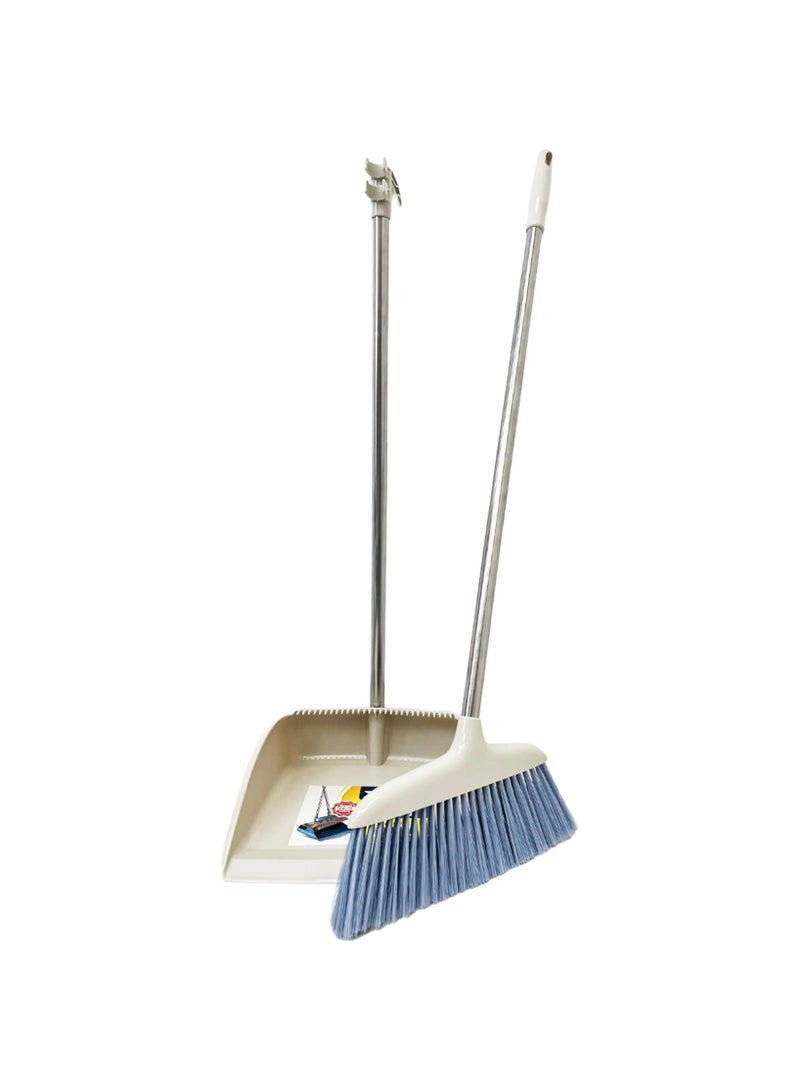 بيسبل مجرفة طويلة مع فرشاة تنظيف | طقم مجرفة واقفة مع فرشاة للتنظيف السهل | موديل BB1027 - Image 5