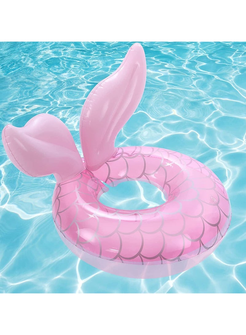 TOMSHOO Baby Pool Float Baby Swim Float Inflatable Swimming Ring with Adjustable Sun Protection Canopy Toddler Floaties with Seat and Handle Water Toys for Age 6-36 Months - Image 1