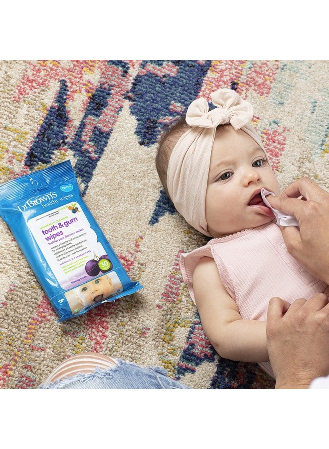 Dr. Brown’s Dr. Brown's Tooth and Gum Wipes, 30 Count, 3-Pack - Image 4