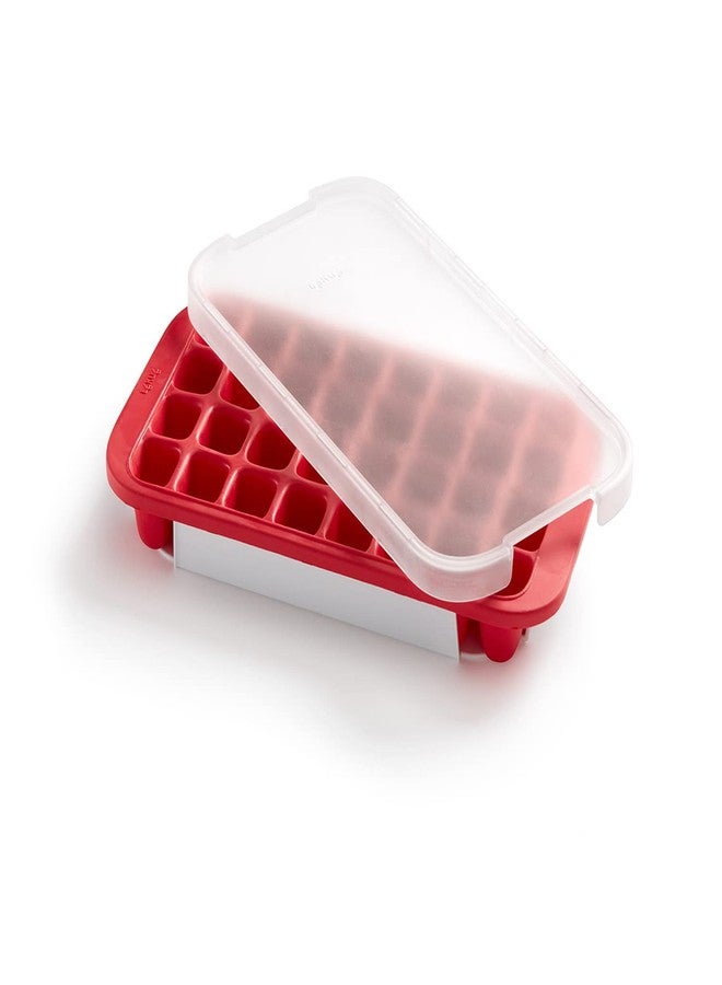 Lekue Industrial Ice Cube Tray, Red - Image 1