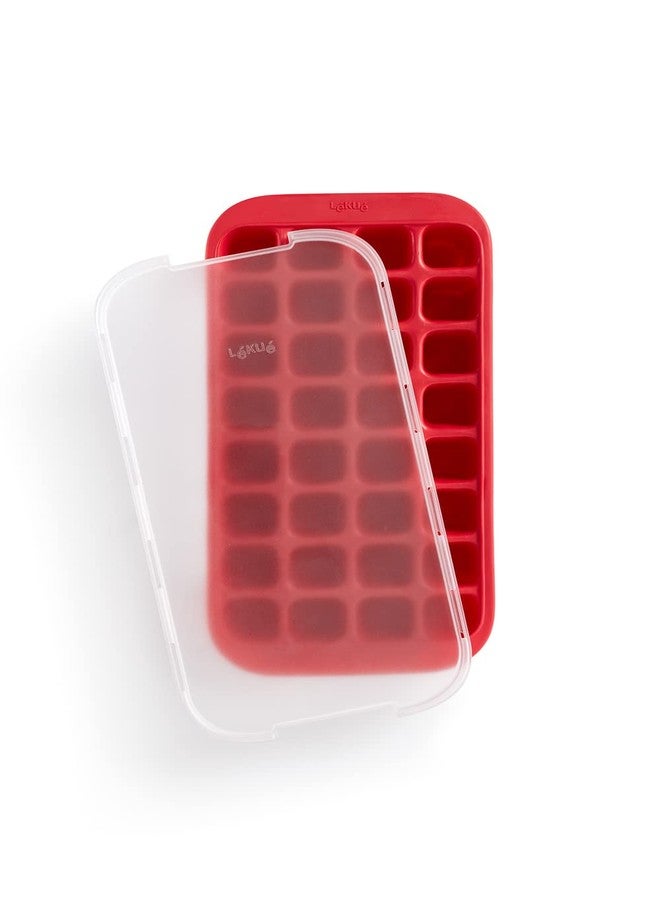Lekue Industrial Ice Cube Tray, Red - Image 3