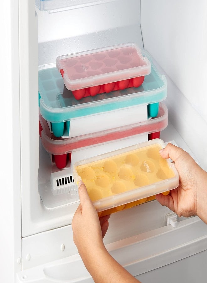Lekue Industrial Ice Cube Tray, Red - Image 2