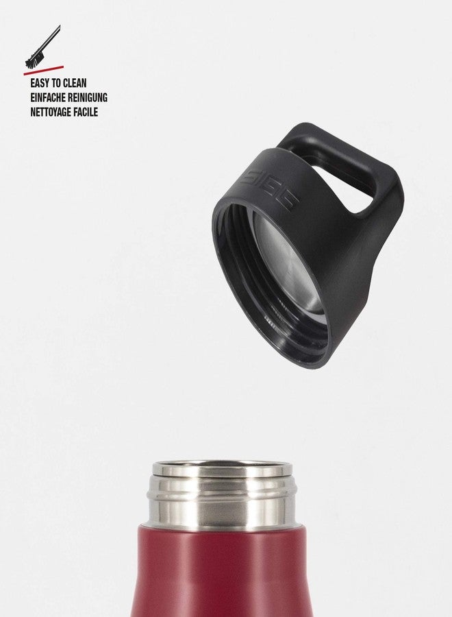 سيج - زجاجة مياه قابلة لإعادة الاستخدام - إكسبلورر ماجنتا - مانعة للتسرب، خالية من مادة BPA - مصنوعة من الفولاذ المقاوم للصدأ 18/8 - 34 أونصة - Image 2