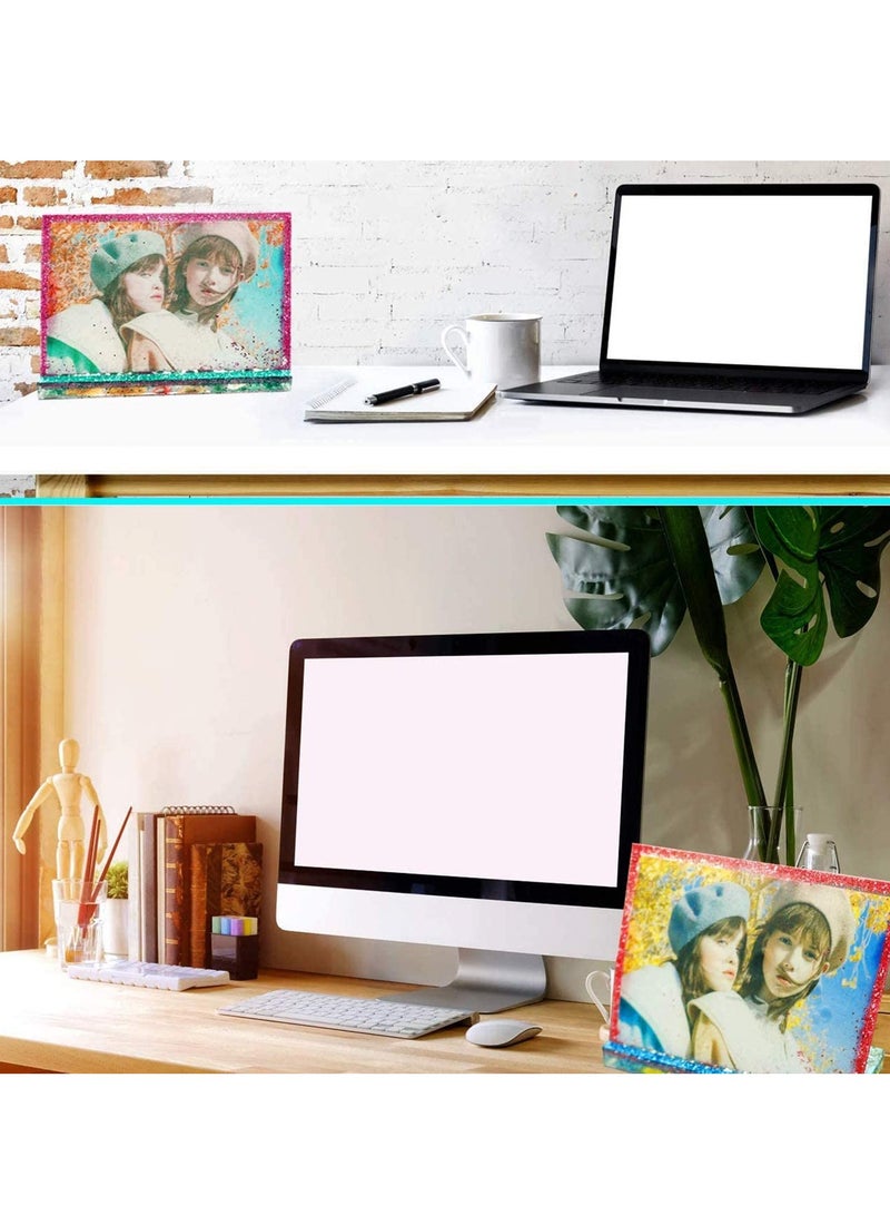 SOLARAE Photo Frame, Epoxy Resin Mold, Rectangle Picture Frame Silicone Molds, Rectangle Storage Box Silicone Mold Keep Countertop Neat for Home Decoration, DIY Crafts, and Handmade Gifts - Image 4