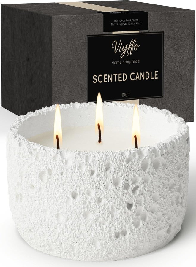 Viyffo Vanilla Cupcake Scented Candle - 20oz Ceramic Jar - Image 1