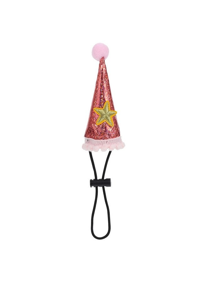 ستوبوك قبعة ستوبوك 1 قطعة، قبعة سانتا على شكل تنين ملتحي، قبعة زواحف لعيد الميلاد، قبعة عيد الميلاد، زي زواحف للهالوين للحيوانات الصغيرة على شكل تنين ملتحي، أحمر، 4.3 × 2.3 بوصة - Image 1