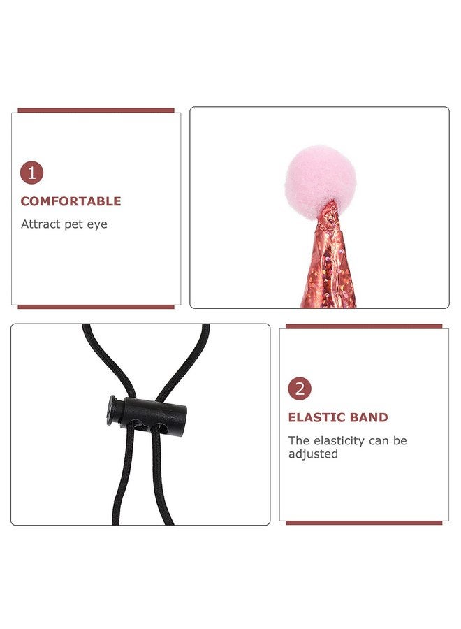 ستوبوك قبعة ستوبوك 1 قطعة، قبعة سانتا على شكل تنين ملتحي، قبعة زواحف لعيد الميلاد، قبعة عيد الميلاد، زي زواحف للهالوين للحيوانات الصغيرة على شكل تنين ملتحي، أحمر، 4.3 × 2.3 بوصة - Image 3