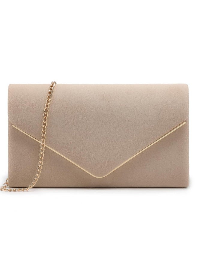 DASEIN Women Faux Suede Evening Clutch Bags Formal Party Clutches Wedding Purses Cocktail Prom Clutches - Image 1