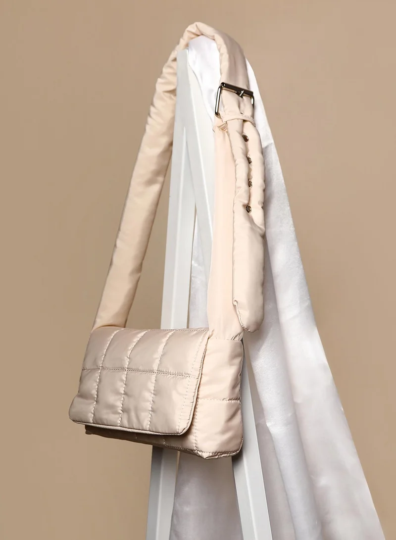 Haute Sauce Freda Beige Cross Body Bag