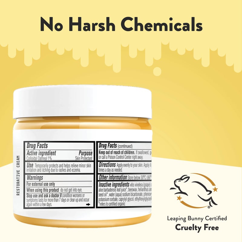ECZEMA HONEY Nut-Free Original Skin-Soothing Cream - Honey Lotion For Dry & Sensitive Skin - Natural Eczema Cream for Adults & Kids - Itchy Relief Cream for Eczema, Psoriasis, Dermatitis & More (4 Oz) - Image 5