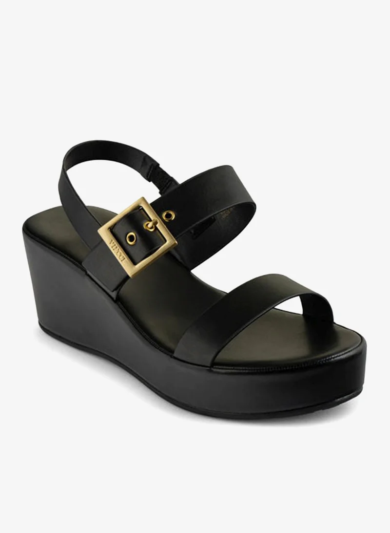 فينتشي صنادل نسائية حزام الكاحل إسفين