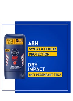 NIVEA MEN NIVEA MEN Antiperspirant Stick for Men, 48h Protection, Dry Impact, 50ml  - Image 4