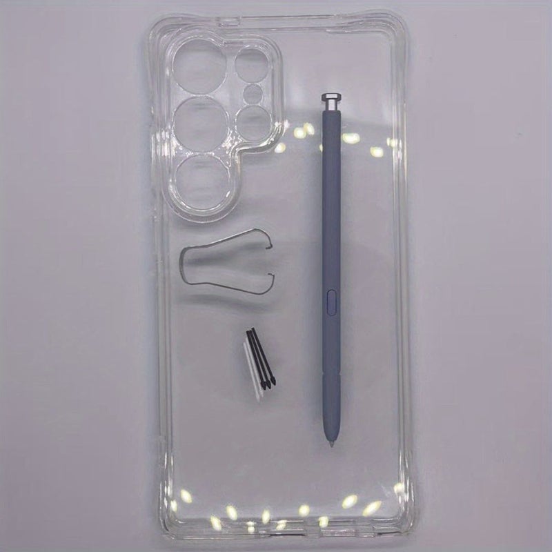 قلم لمس أسود لحافظة جهاز Galaxy S25 Ultra مع أداة استبدال رأس القلم - Image 5