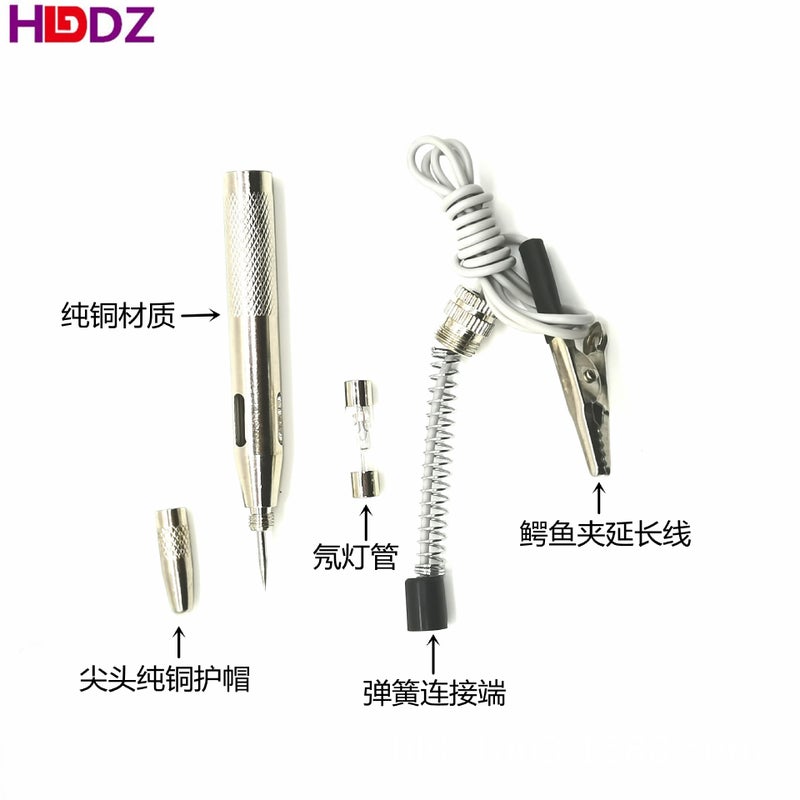 6-24V/Testing Pen/All-Copper Pen/Automobile And Motorcycle Maintenance/Dc Test Pen/Car Headlight Electrical Testing Tool - Image 4