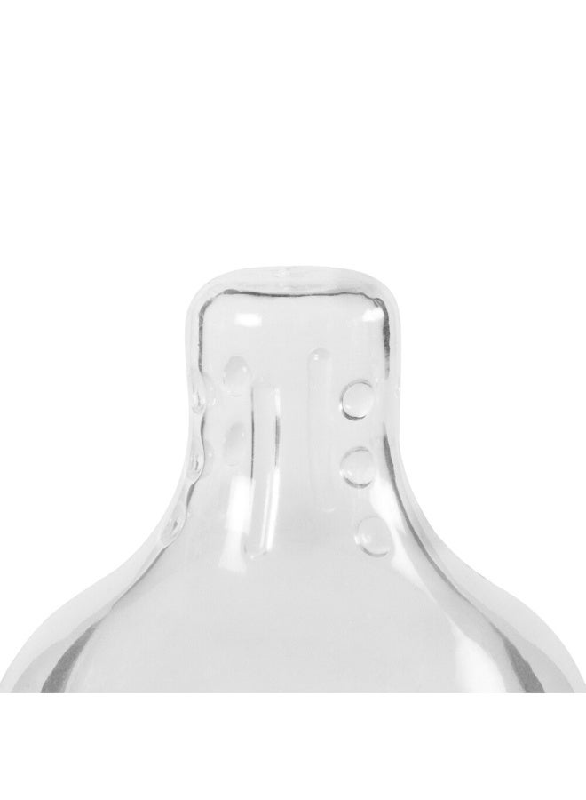 Baboo Premium Anti-Colic 3 Valve Silicone Teat | 100% Medical-Grade Silicone, Anti-Colic, NonPlastic - Suitable for Infants & Babies 3+ Months (Medium Flow) Pack of 2 - Image 4