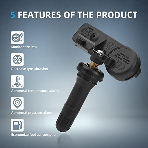 Parfyter 4 Pack Tire Pressure Sensor 68293199AB TPMS Sensor 433MHZ Tire Pressure Monitoring System Sensor Compatible with RAM 1500 2019-2020 - Image 5