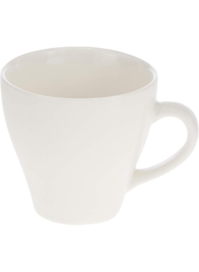 SYMPHONY Symphony 60ml Contempo Espresso Cup & Saucer Set - 8 Pieces, White  - Image 2
