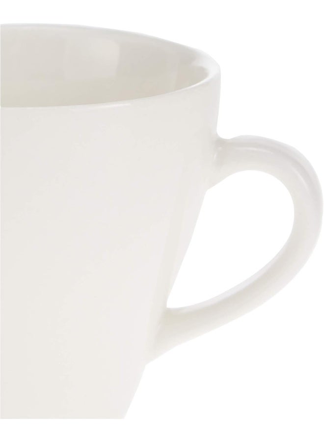 SYMPHONY Symphony 60ml Contempo Espresso Cup & Saucer Set - 8 Pieces, White  - Image 3