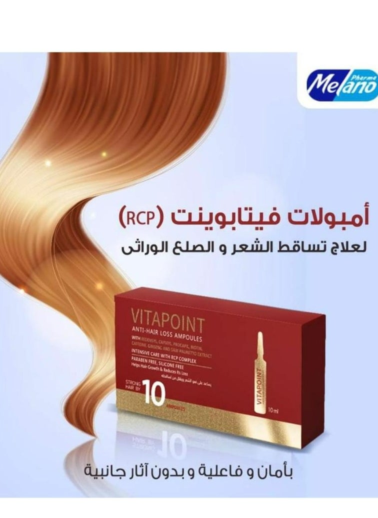 MELANO VITAPOINT Anti-Hair Loss Ampoules 10*10 ml 