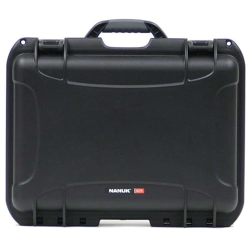 NANUK Large Series 925 Lightweight NK-7 Resin Waterproof Case with Cubed Foam, Black - Image 1