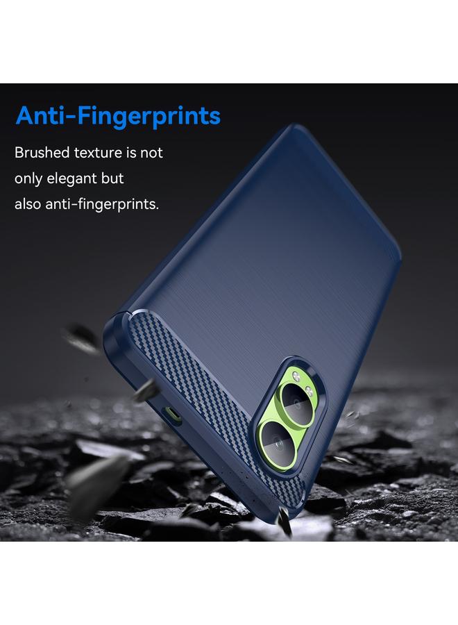 S-TOP Case For OnePlus Nord CE4 Lite Brushed Texture Carbon Fiber TPU Phone Case - Image 3