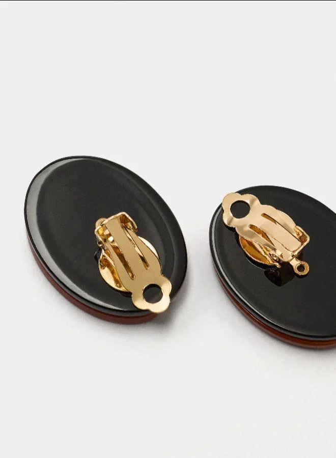PARFOIS Multicolour Oval resin earrings Multicolor for Women | Best Price UAE