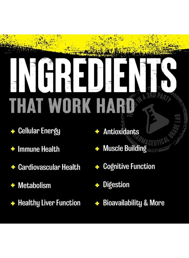 ANIMAL Pak - Vitamin Powder with Zinc, Magnesium, Amino Acids and More - Digestive Health, Immune Booster and Focus Support - Multivitamin for Men and Women - Spectra and 85+ Nutrients - 60 Scoops - Image 4