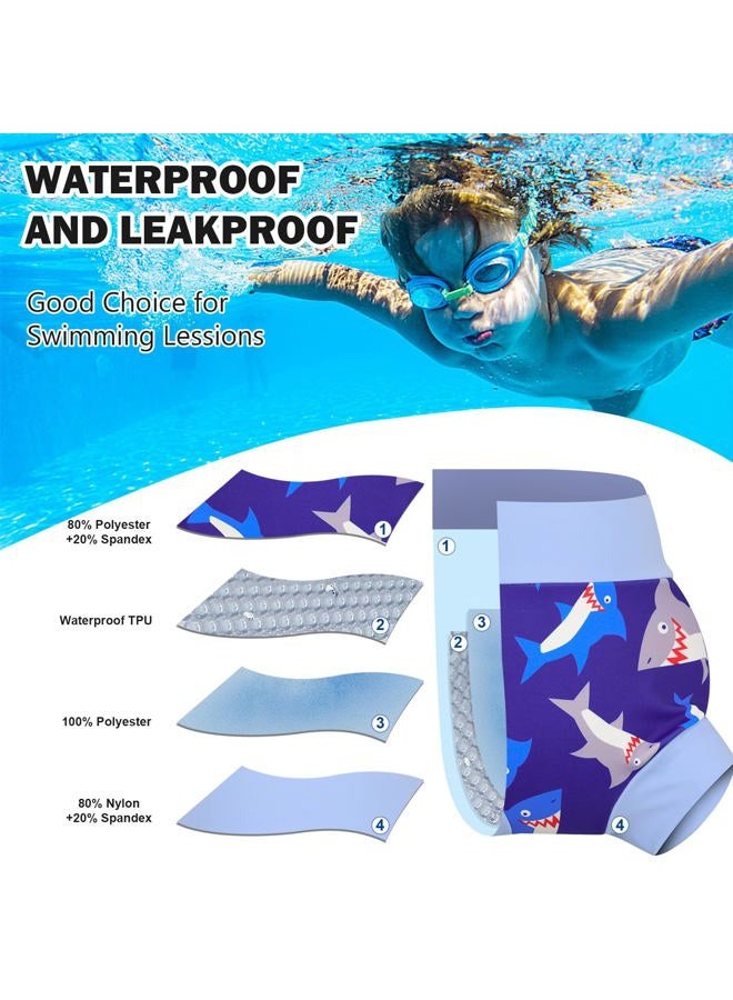 MooMoo Baby Reusable Swim Diapers 3 Pcs Waterproof Swimming Diapers for Baby Swim Lesson - Image 2