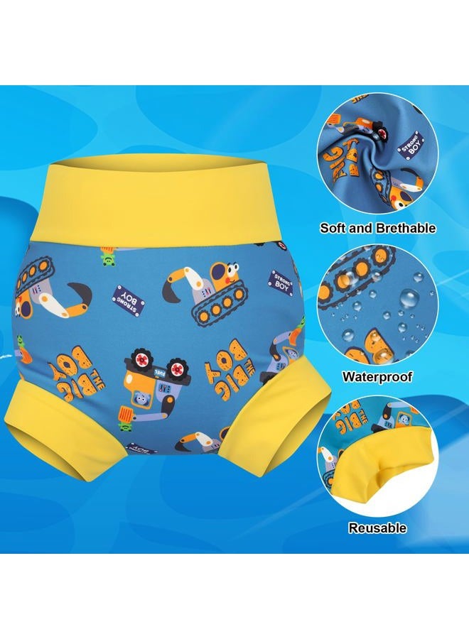 MooMoo Baby Reusable Swim Diapers 3 Pcs Waterproof Swimming Diapers for Baby Swim Lesson - Image 4
