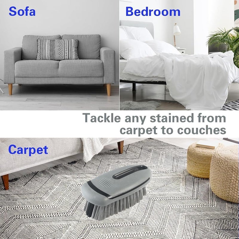 Bukela Carpet and Upholstery Cleaning Brush Soft Detailing Scrub Brush for Car Interior Leather Carpet Home Gray - Image 5