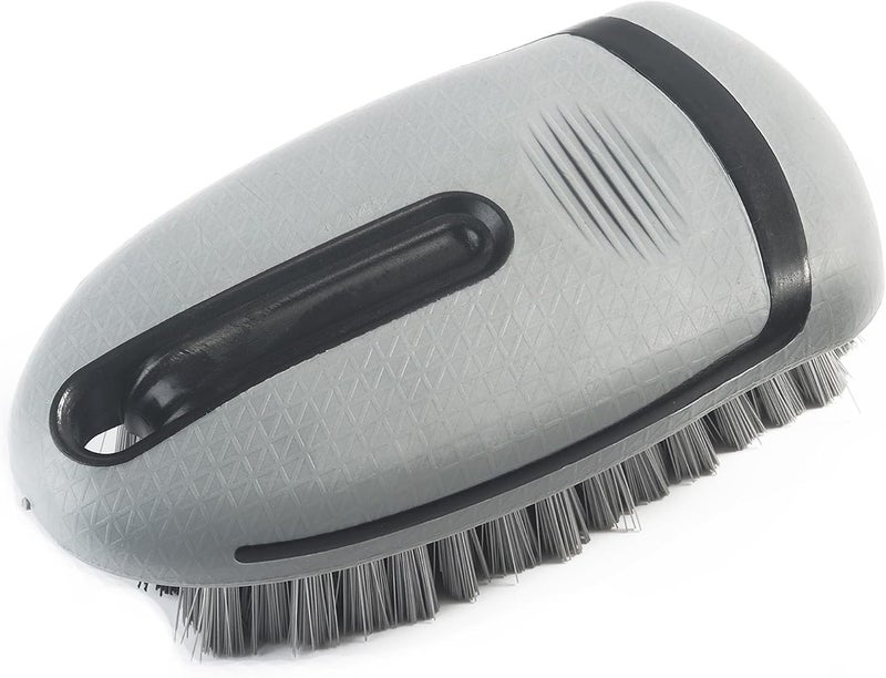 Bukela Carpet and Upholstery Cleaning Brush Soft Detailing Scrub Brush for Car Interior Leather Carpet Home Gray - Image 1