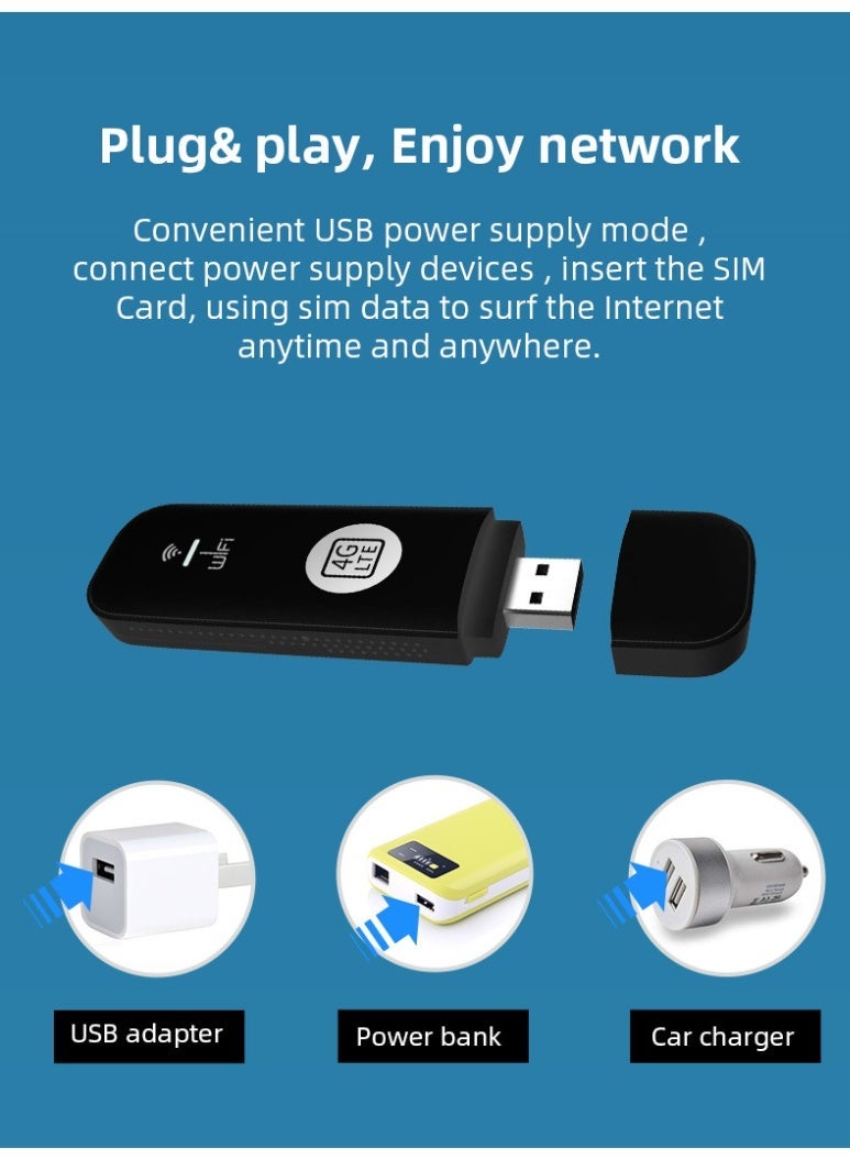 4G LTE mobile WiFi router 150Mbps high speed portable travel WiFi modem - Image 4