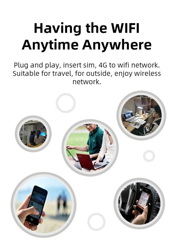 4G LTE mobile WiFi router 150Mbps high speed portable travel WiFi modem - Image 3