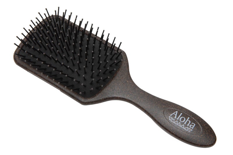 Ibiza Hair Aloha-Series KP3 Kona Paddle Brush - Detangling Hairbrush for Wet & Dry Hair, Thick Hair Care, Smoothing Nylon Bristles - Image 1