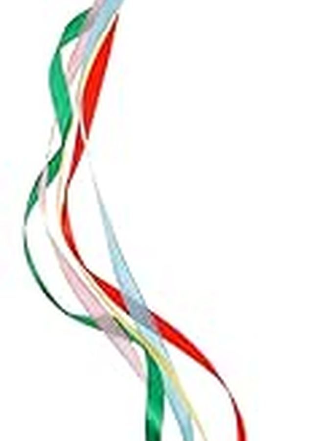 زينة هوائي سيارة كرة قوس قزح مع شريط سهلة التركيب وديكور مركبة متين - Image 1