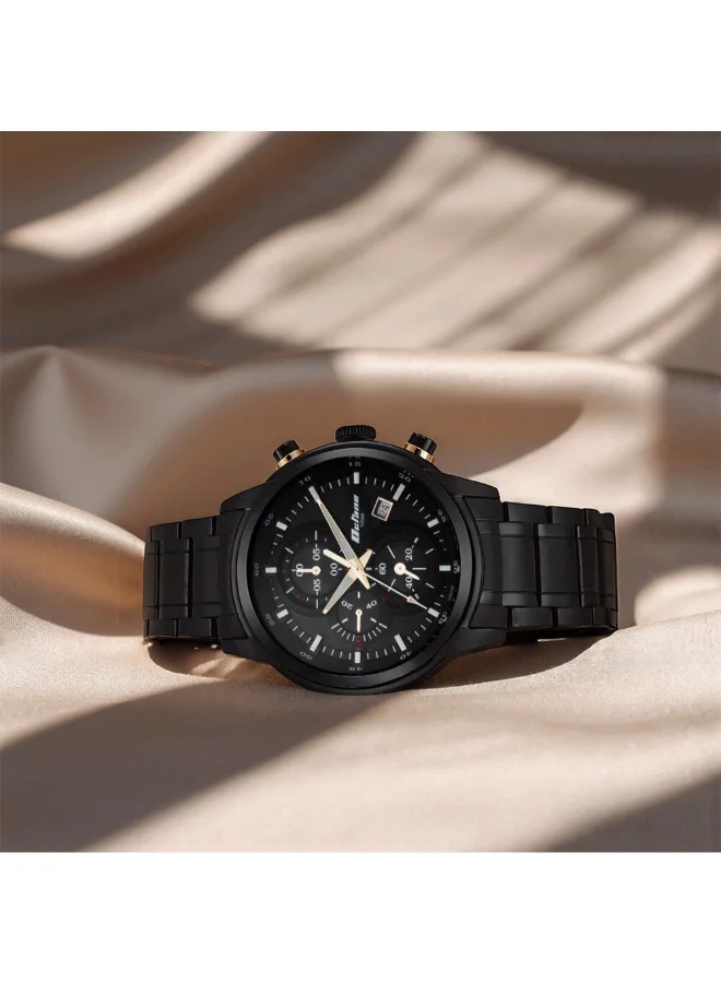 تيتان Men's Stainless Steel Chronograph Watch 90086KM05 - 46 mm