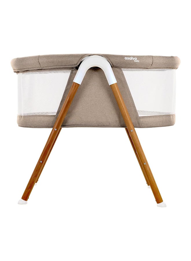 asalvo Baby Nidus Mini Cot - Beige - Image 3