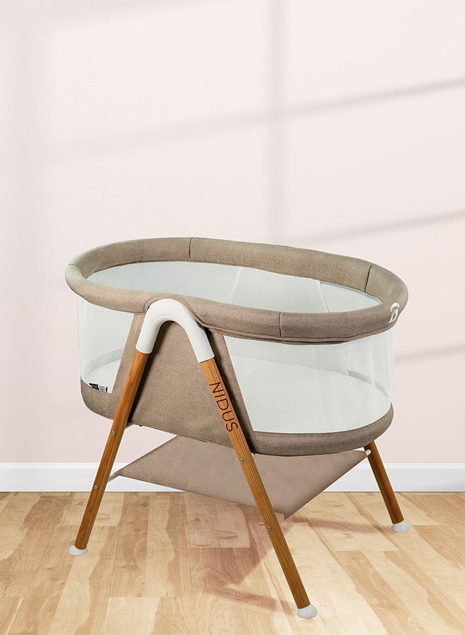 asalvo Baby Nidus Mini Cot - Beige - Image 5