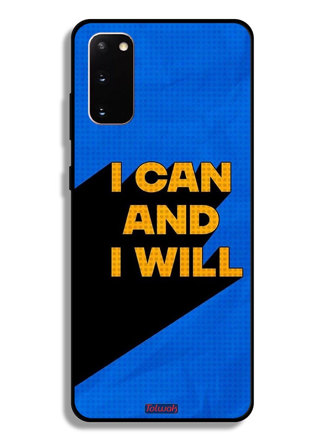 Tolwak Samsung Galaxy S20 Protective Case Cover I Can And I Will - Image 2