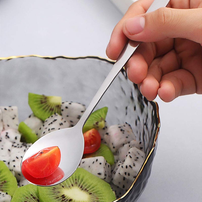 Iqcwood Spoons And Forks Set Flatware Set 3 Pair Forks And Spoons Silverware Korean Utensil Set Stainless Steel Korean Chopsticks Spoons And Fork Set Dinnerware Portable Utensils For Home - Image 5