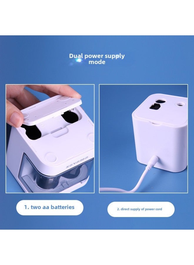 بيفا Beifa مبراة أقلام كهربائية مزدوجة الثقوب، مبراة أقلام USB بسيطة وصديقة للبيئة، قرطاسية طلابية - Image 4