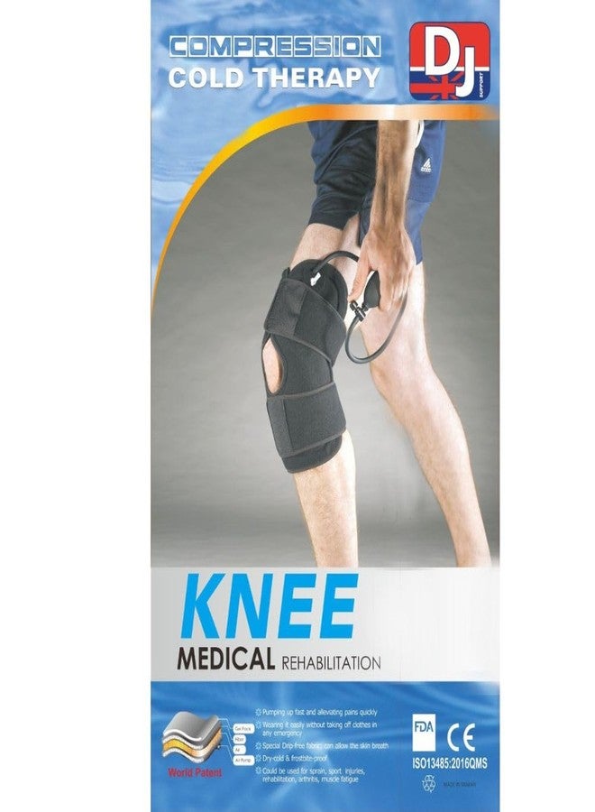 DJ Support DJ Compression Cold Therapy Brace, Knee Medical Rehabilitation, Pain Relief, Adjustable, Recovery Sport, One Size Fits For All, Men And Women - Image 4