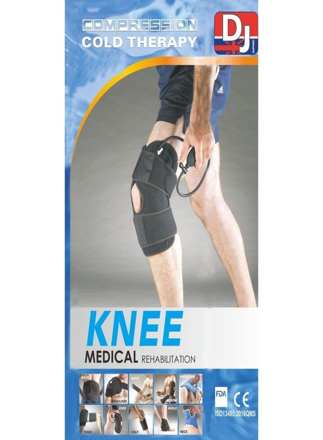 DJ Support DJ Compression Cold Therapy Brace, Knee Medical Rehabilitation, Pain Relief, Adjustable, Recovery Sport, One Size Fits For All, Men And Women - Image 2